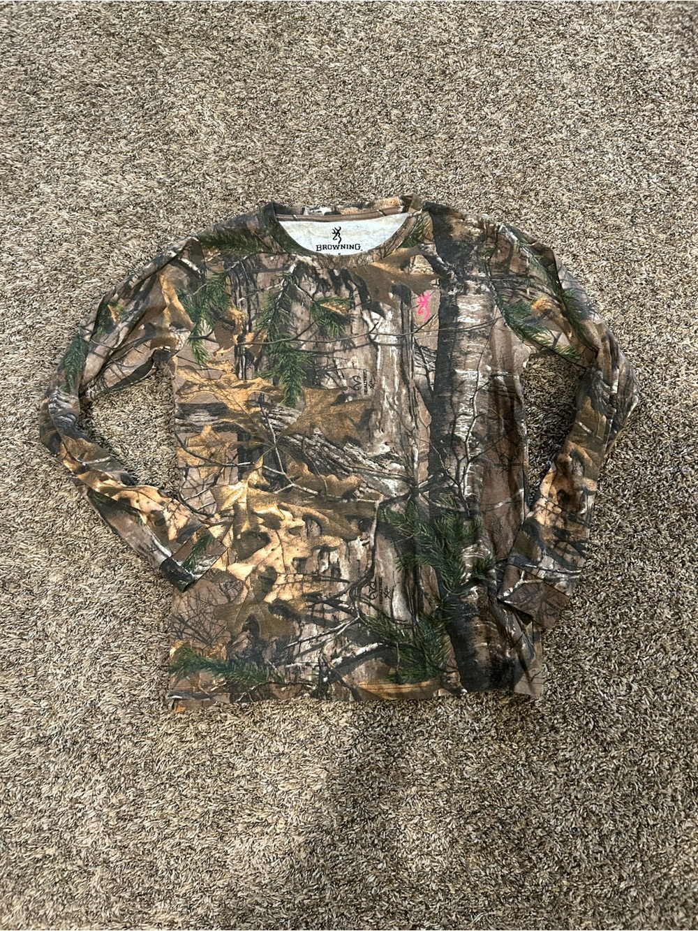 Browning Womens Long Sleeve Realtree Camo Top